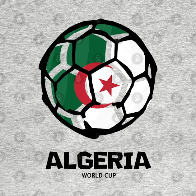 Algeria Football Country Flag by KewaleeTee